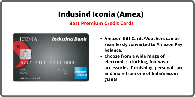 Indusind Iconia (Amex)